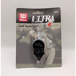 Wilson Ultra Score Caddy Stroke Counter, Black, Pocket Clip W327U